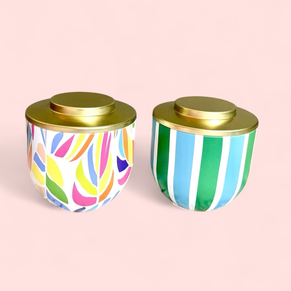 NWT Set of 2 Tabitha Brown 8.5-Ounce Tin Scented Candles